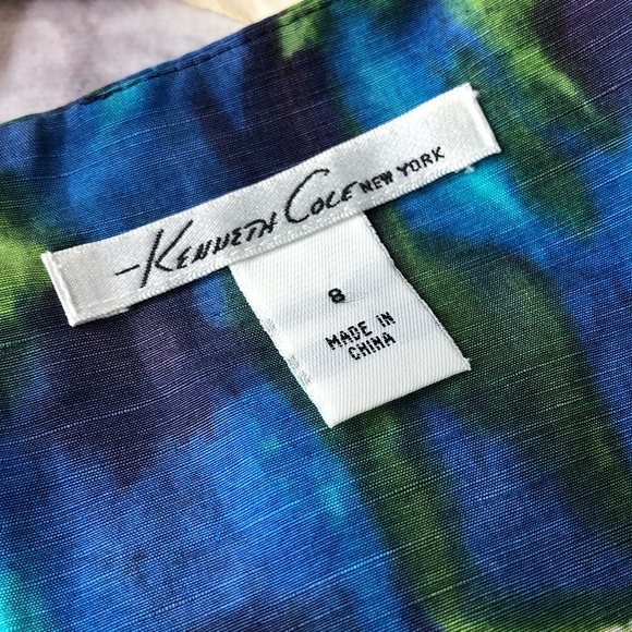 KENNETH COLE Tropical Drop Waisted Skirt Sz 8 - Picture 14 of 14